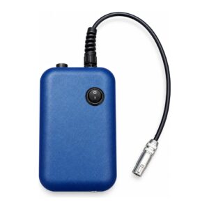 Batterie Activomed nouveau modele, bleu marine, interrupteur et cable a connecteur
