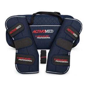 Paire de guetres anterieures Activomed Impulseline Professional avec sac de transport et sangle